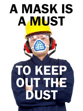 Safety Poster Face Maks And Respirator